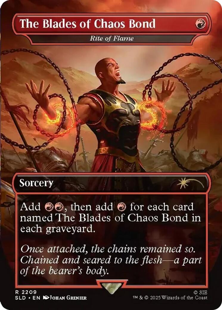 The Blades of Chaos Bond - Rite of Flame [Secret Lair Drop Series] | Magic Magpie