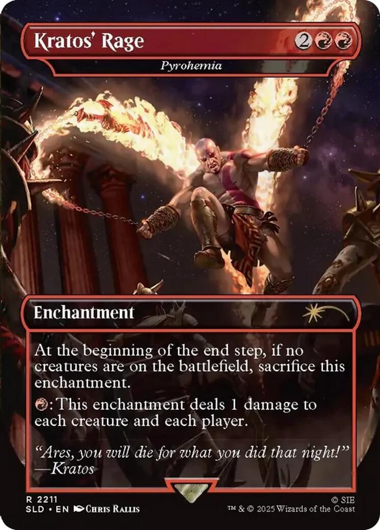Kratos' Rage - Pyrohemia [Secret Lair Drop Series] | Magic Magpie