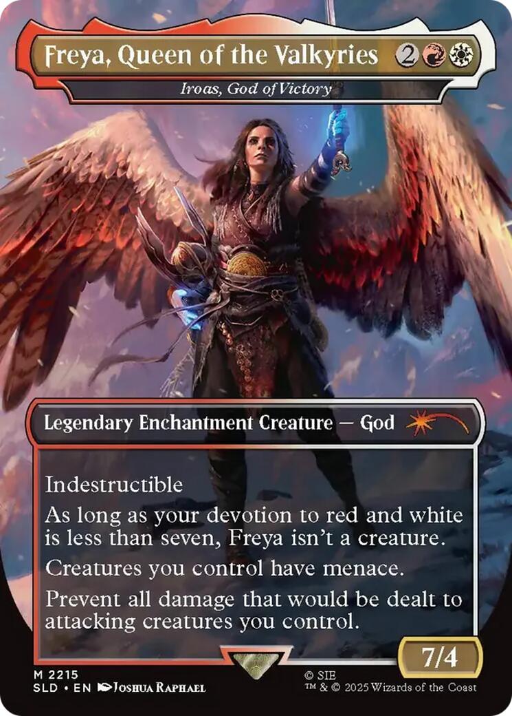 Freya, Queen of the Valkyries - Iroas, God of Victory [Secret Lair Drop Series] | Magic Magpie