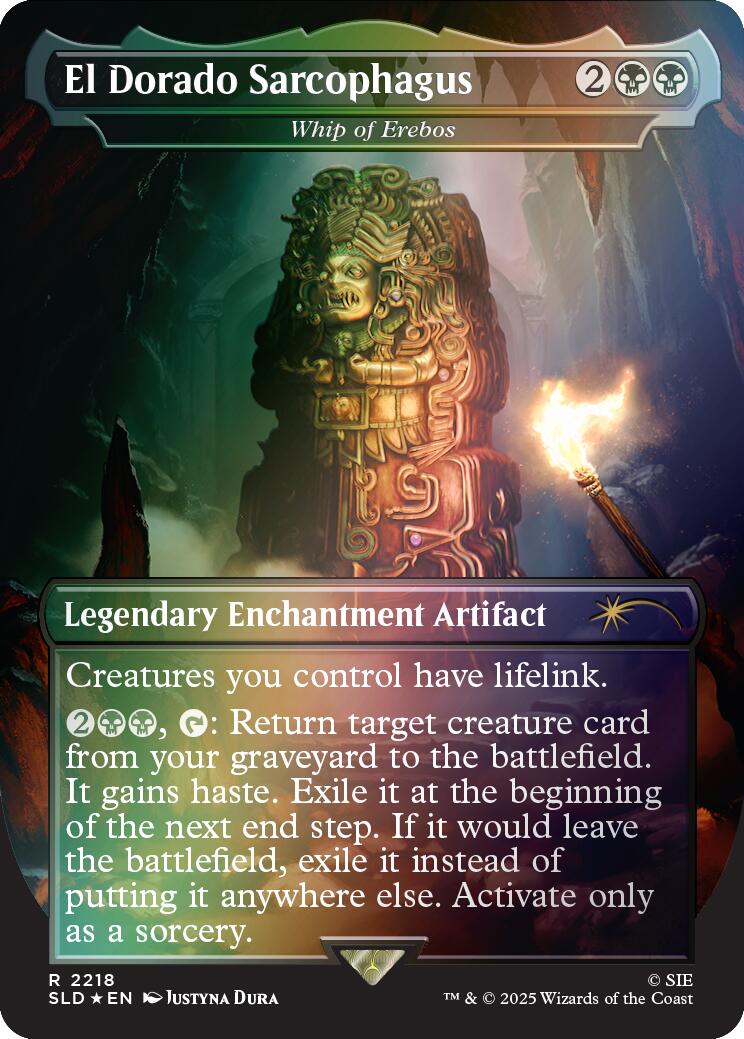 El Dorado Sarcophagus - Whip of Erebos (Rainbow Foil) [Secret Lair Drop Series] | Magic Magpie
