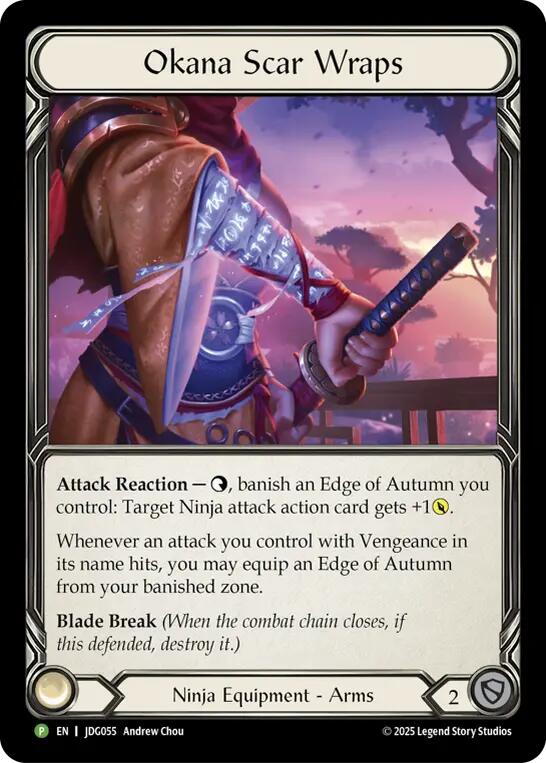 Okana Scar Wraps [JDG055] (Promo)  Cold Foil | Magic Magpie