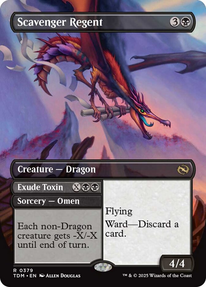 Scavenger Regent (Borderless) [Tarkir: Dragonstorm] | Magic Magpie