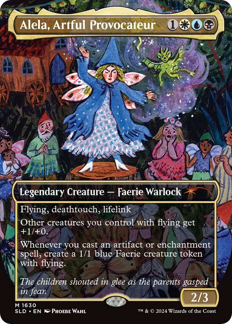 Alela, Artful Provocateur (1630) (Rainbow Foil) [Secret Lair Drop Series] | Magic Magpie