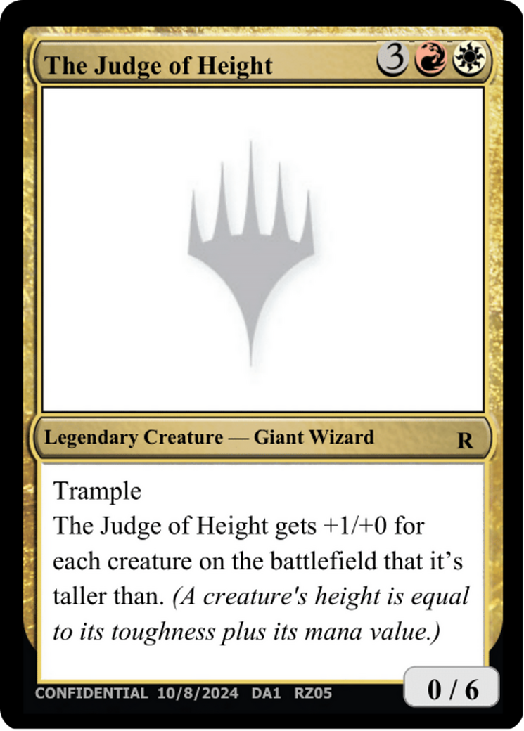 The Judge of Height [Unknown Event] | Magic Magpie