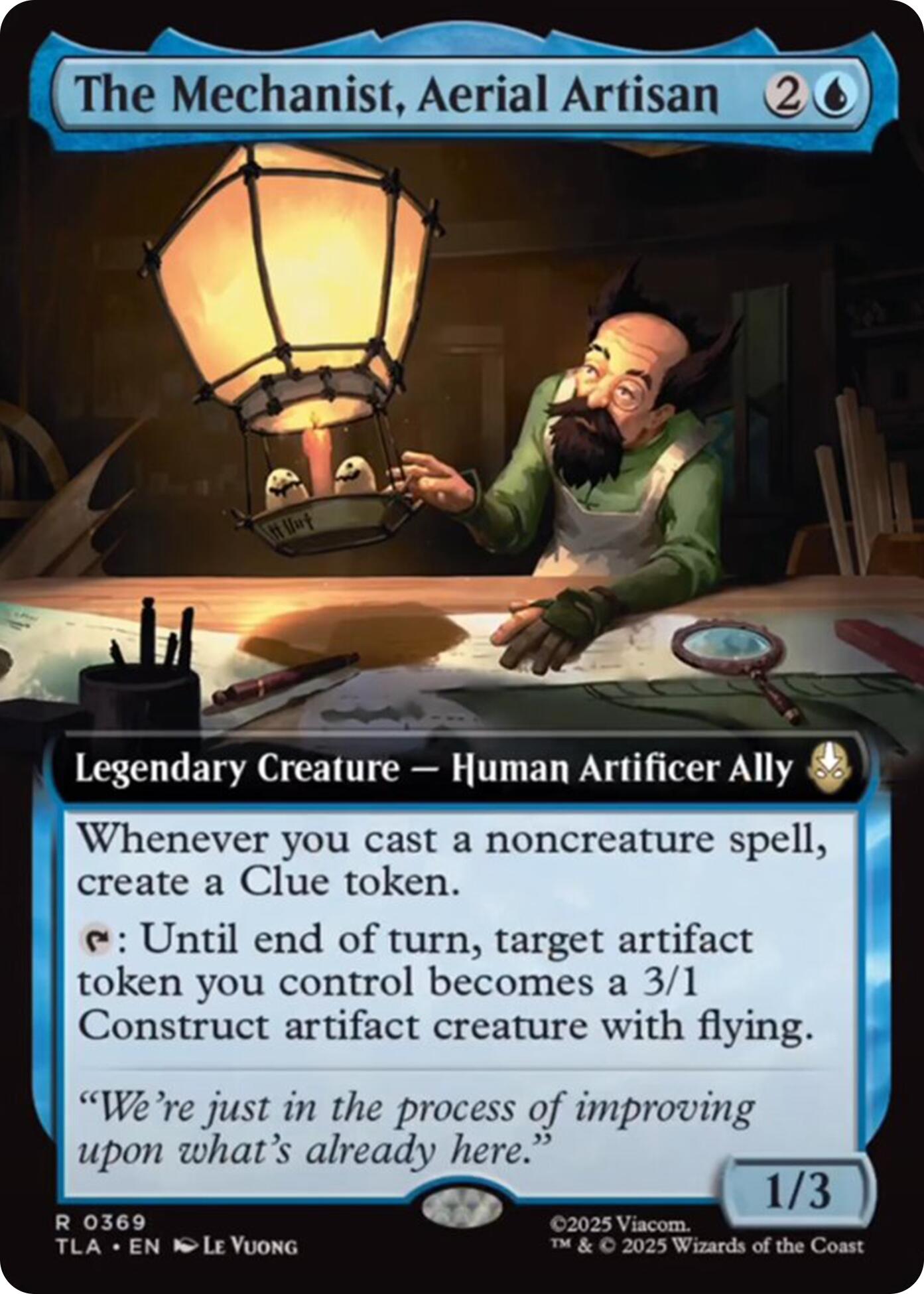 The Mechanist, Aerial Artisan (Extended Art) [Avatar: The Last Airbender] | Magic Magpie