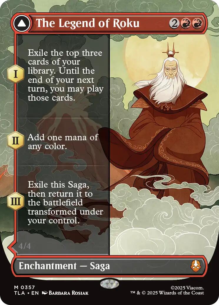The Legend of Roku (Borderless) [Avatar: The Last Airbender] | Magic Magpie
