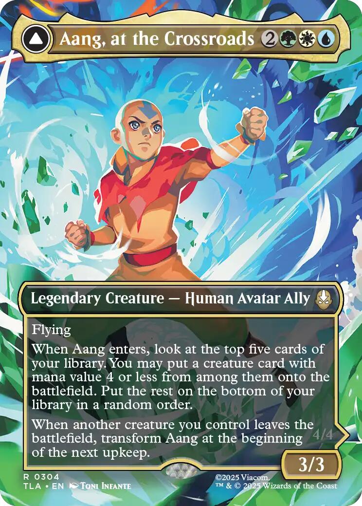 Aang, at the Crossroads (Borderless) [Avatar: The Last Airbender] | Magic Magpie