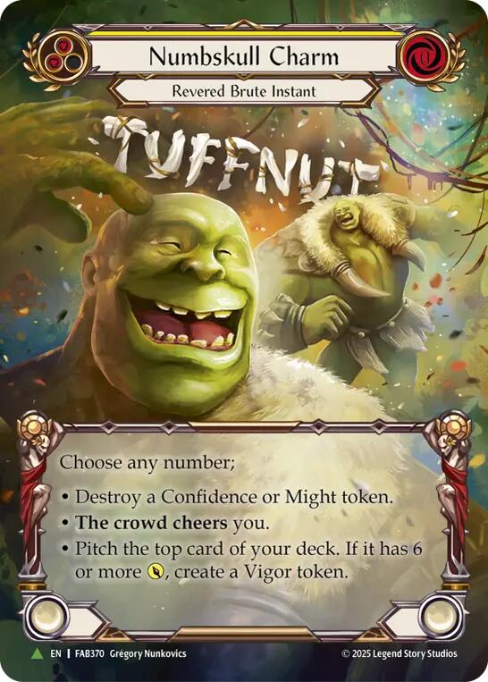 Numbskull Charm [FAB370] (Super Slam)  Cold Foil | Magic Magpie