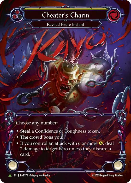 Cheater's Charm [FAB372] (Promo)  Cold Foil | Magic Magpie