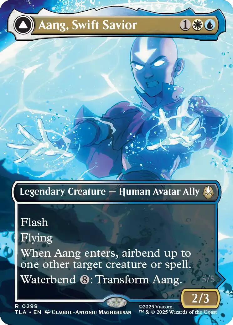 Aang, Swift Savior (298) (Borderless) [Avatar: The Last Airbender] | Magic Magpie