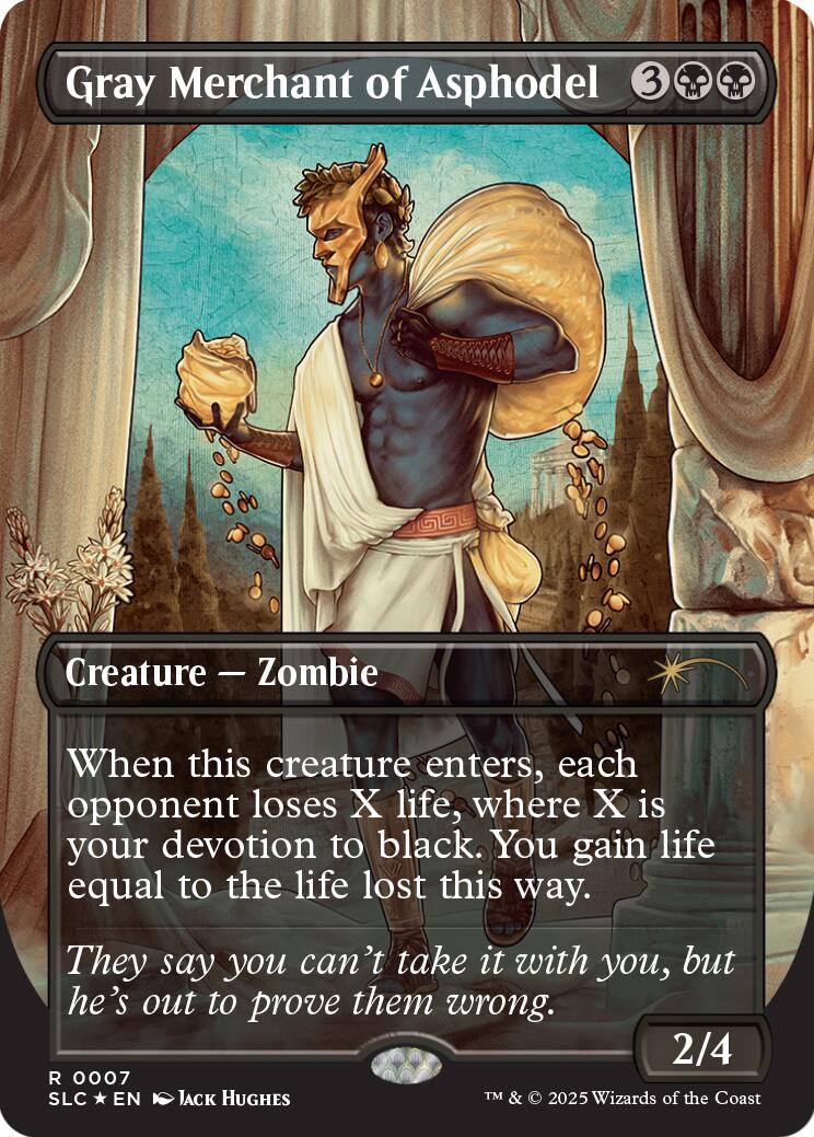 Gray Merchant of Asphodel (Halo Foil) [Secret Lair Countdown Kit] | Magic Magpie