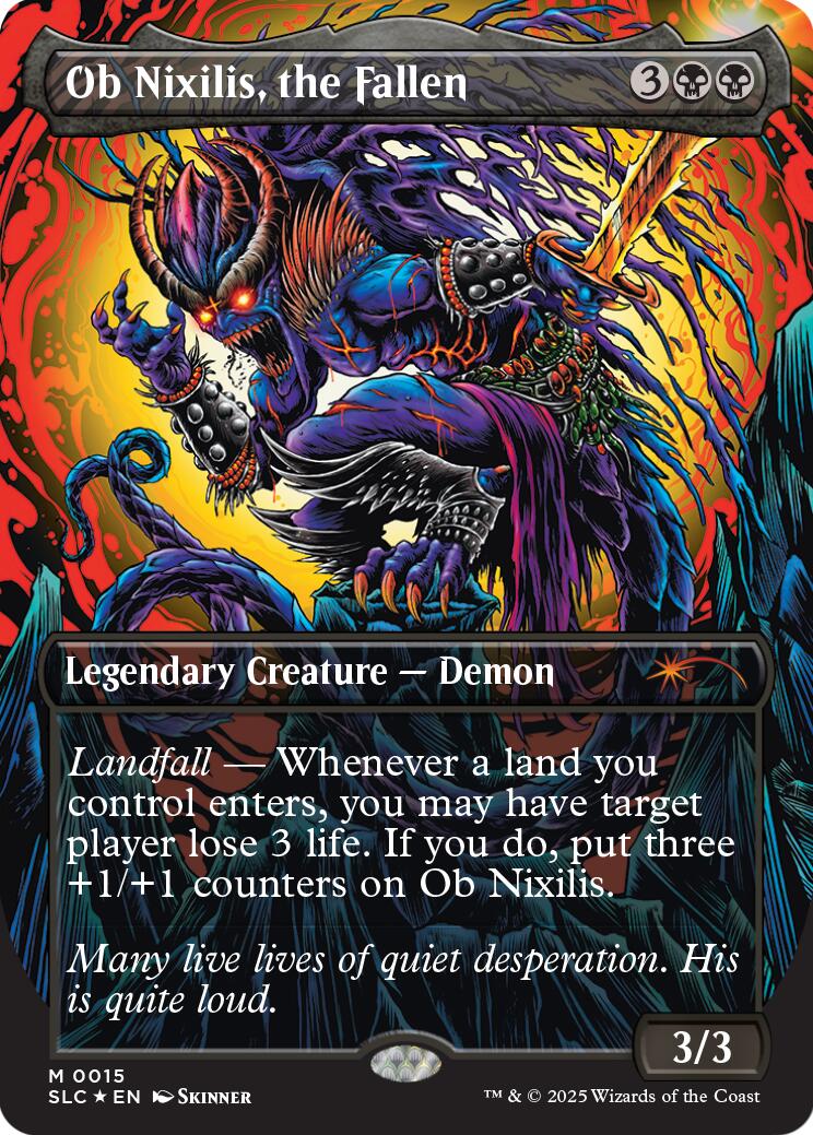 Ob Nixilis, the Fallen (Halo Foil) [Secret Lair Countdown Kit] | Magic Magpie