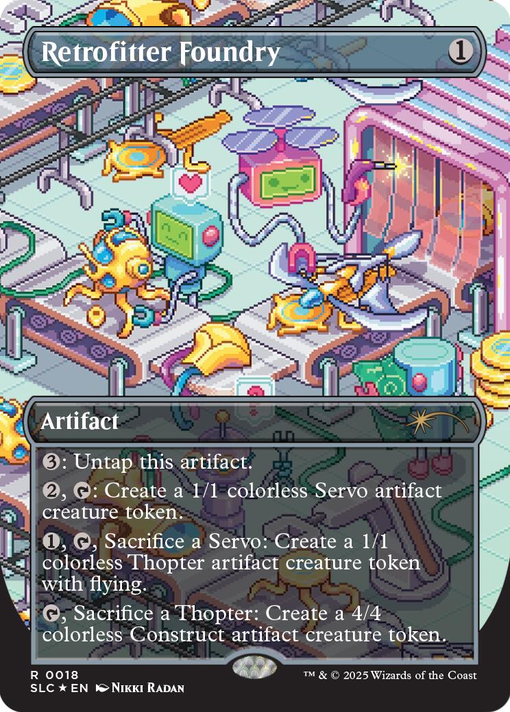 Retrofitter Foundry (Halo Foil) [Secret Lair Countdown Kit] | Magic Magpie