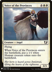 Voice of the Provinces [Mystery Booster] | Magic Magpie