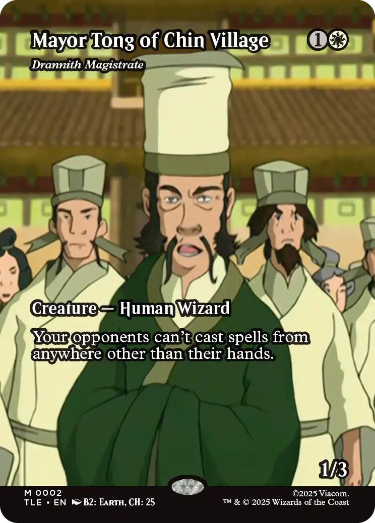 Mayor Tong of Chin Village - Drannith Magistrate (Borderless) [Avatar: The Last Airbender: Eternal-Legal] | Magic Magpie