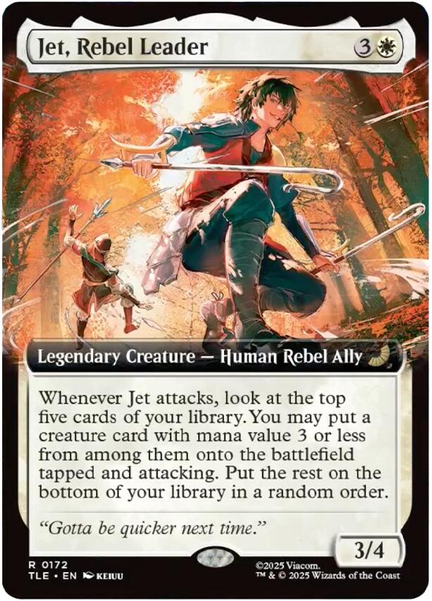 Jet, Rebel Leader (Extended Art) [Avatar: The Last Airbender: Eternal-Legal] | Magic Magpie