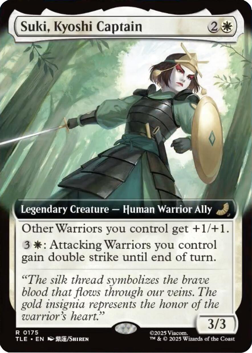 Suki, Kyoshi Captain (Extended Art) [Avatar: The Last Airbender: Eternal-Legal] | Magic Magpie