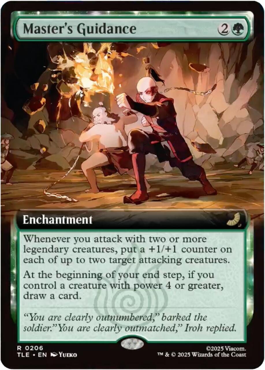 Master's Guidance (Extended Art) [Avatar: The Last Airbender: Eternal-Legal] | Magic Magpie