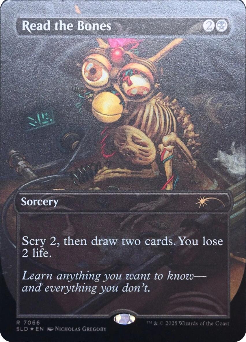 Read the Bones (Rainbow Foil) [Secret Lair Drop Series] | Magic Magpie