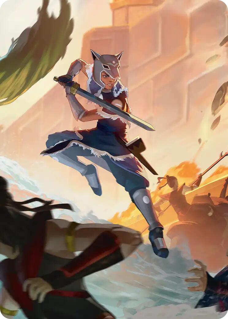 Sokka's Charge Art Card [Avatar: The Last Airbender Art Series] | Magic Magpie