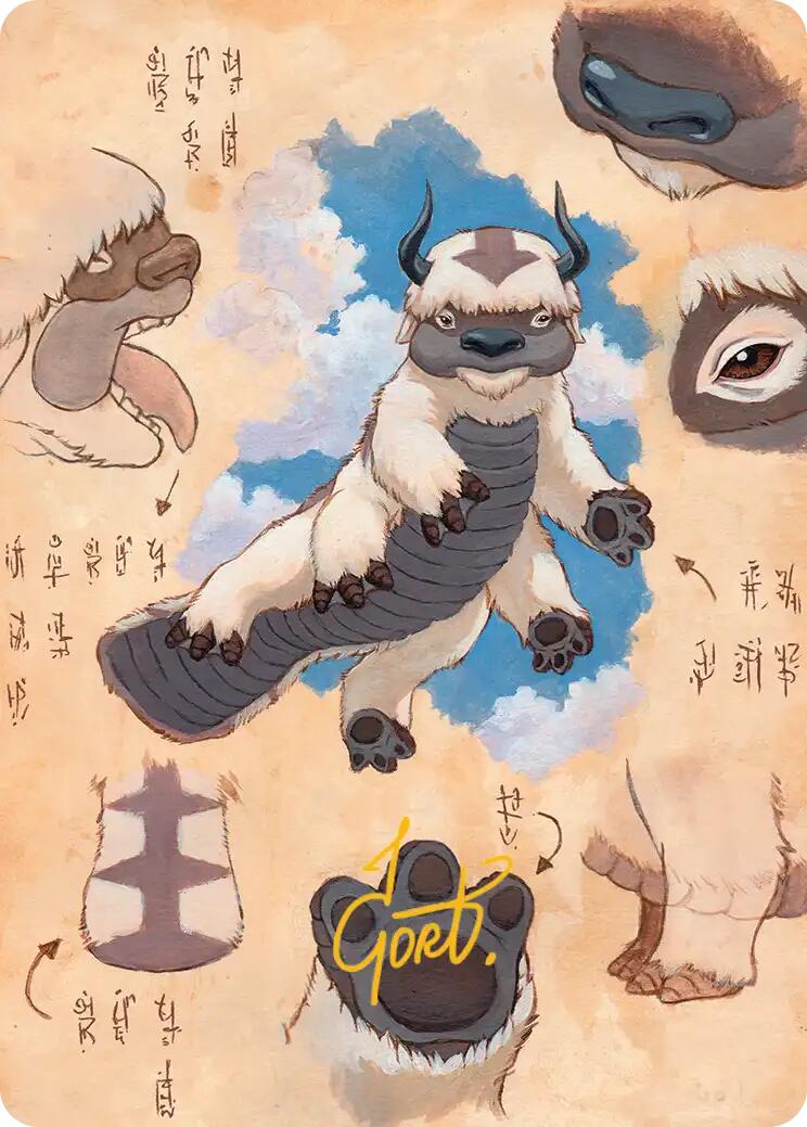 Appa, Steadfast Guardian Art Card (Gold-Stamped Signature) [Avatar: The Last Airbender Art Series] | Magic Magpie