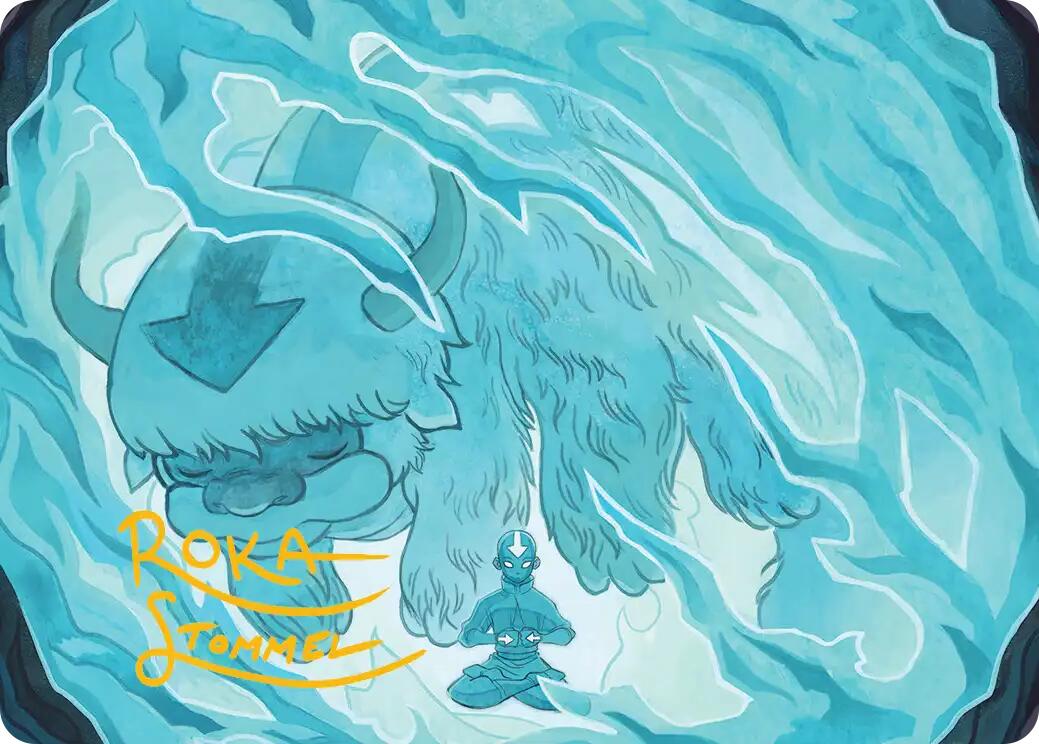 Aang's Iceberg 2 Art Card (Gold-Stamped Signature) [Avatar: The Last Airbender Art Series] | Magic Magpie