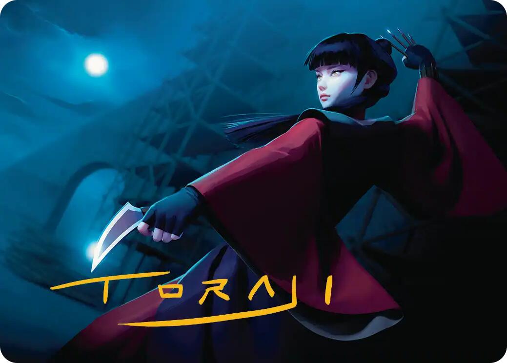 Mai, Jaded Edge Art Card (Gold-Stamped Signature) [Avatar: The Last Airbender Art Series] | Magic Magpie