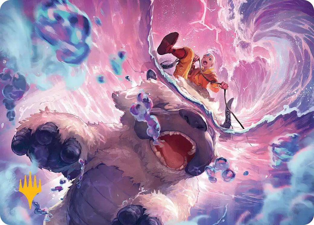 Storm of Memories Art Card (Gold-Stamped Planeswalker Symbol) [Avatar: The Last Airbender Art Series] | Magic Magpie