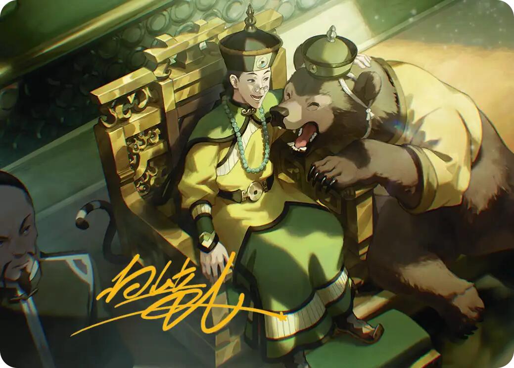 The Earth King Art Card (Gold-Stamped Signature) [Avatar: The Last Airbender Art Series] | Magic Magpie