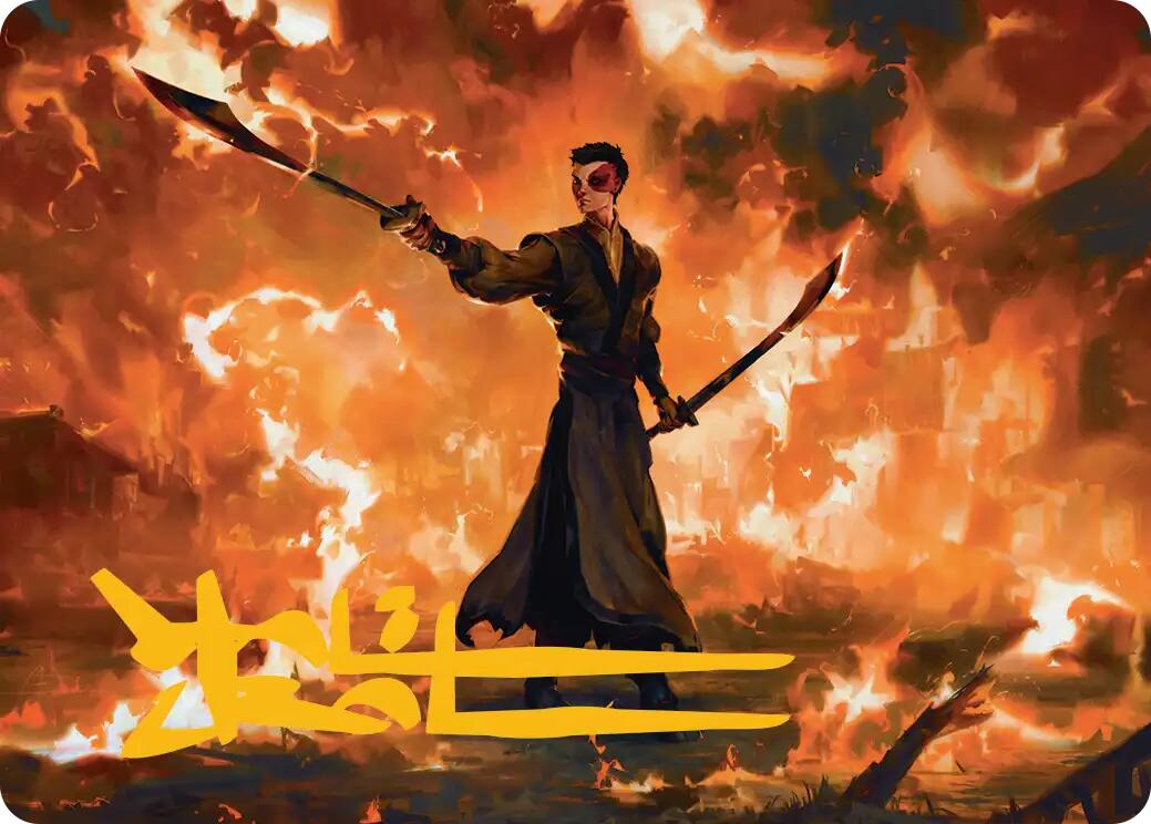 Zuko, Conflicted Art Card (Gold-Stamped Signature) [Avatar: The Last Airbender Art Series] | Magic Magpie