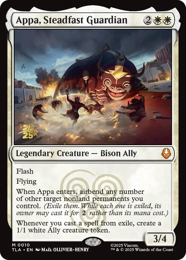 Appa, Steadfast Guardian [Avatar: The Last Airbender Prerelease Cards] | Magic Magpie