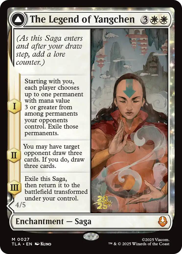 The Legend of Yangchen [Avatar: The Last Airbender Prerelease Cards] | Magic Magpie