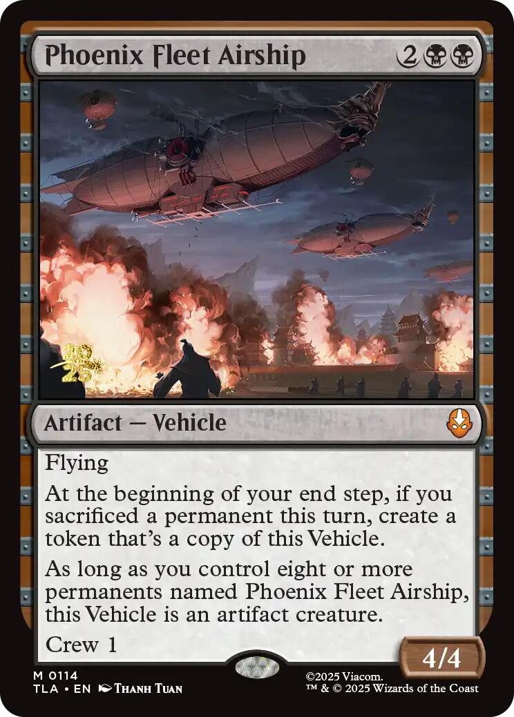 Phoenix Fleet Airship [Avatar: The Last Airbender Prerelease Cards] | Magic Magpie