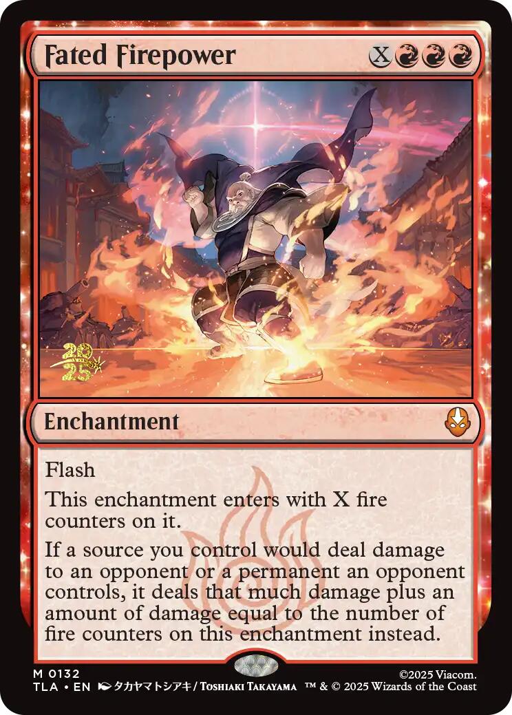 Fated Firepower [Avatar: The Last Airbender Prerelease Cards] | Magic Magpie