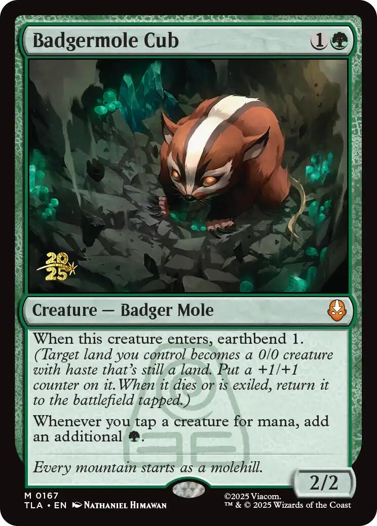 Badgermole Cub [Avatar: The Last Airbender Prerelease Cards] | Magic Magpie
