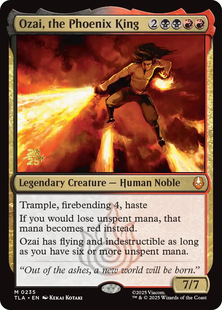 Ozai, the Phoenix King [Avatar: The Last Airbender Prerelease Cards] | Magic Magpie