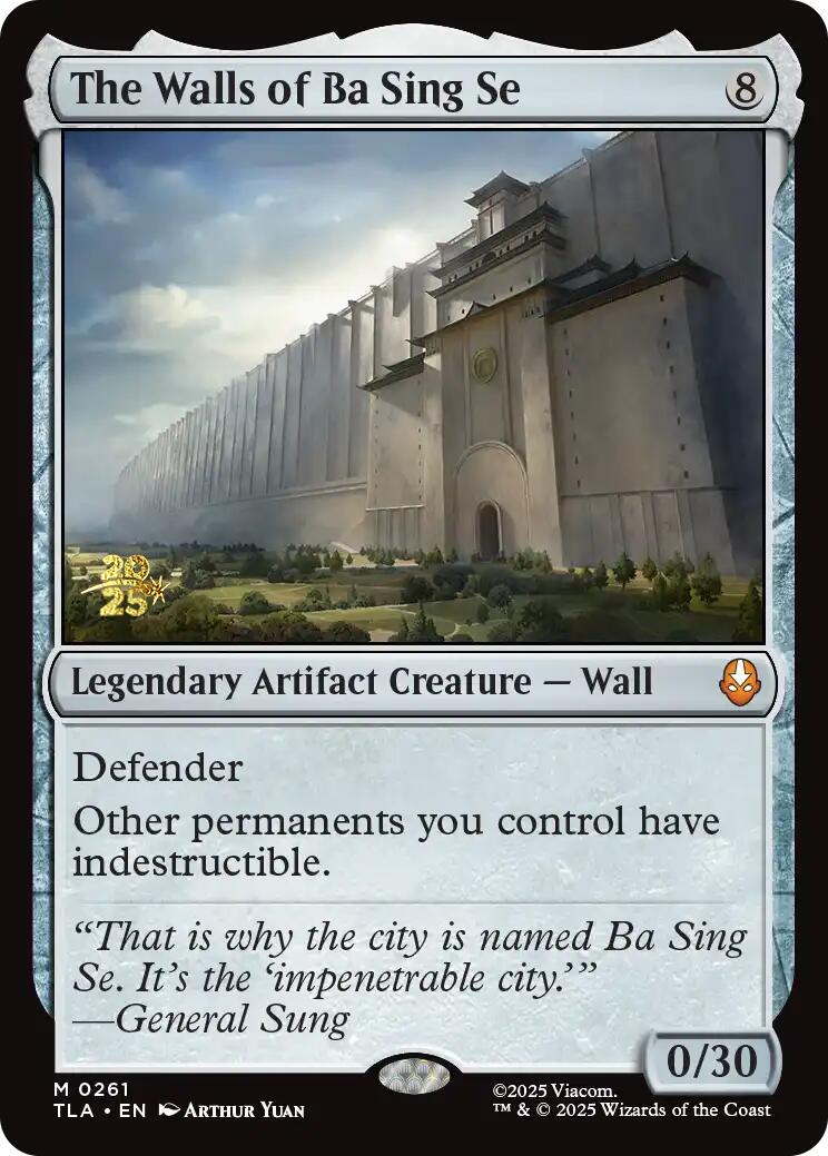 The Walls of Ba Sing Se [Avatar: The Last Airbender Prerelease Cards] | Magic Magpie