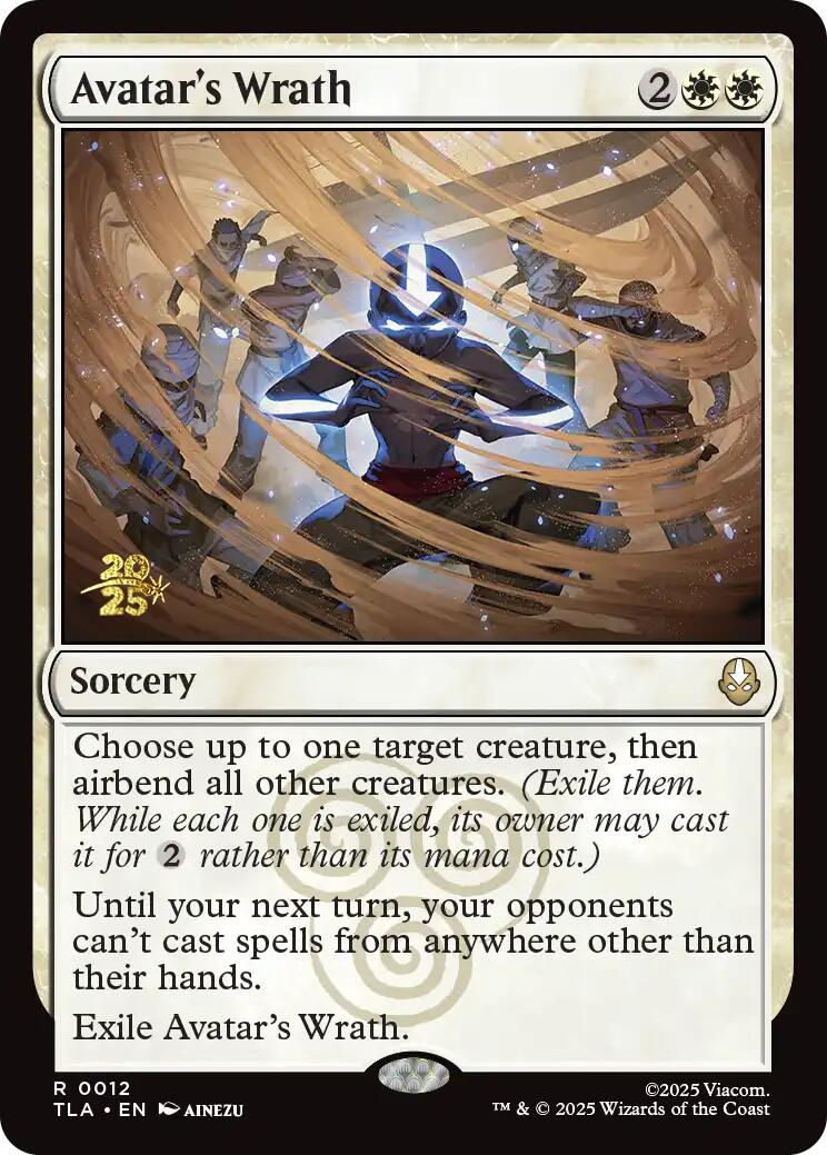 Avatar's Wrath [Avatar: The Last Airbender Prerelease Cards] | Magic Magpie