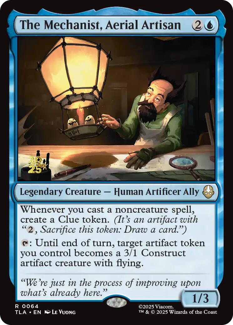 The Mechanist, Aerial Artisan [Avatar: The Last Airbender Prerelease Cards] | Magic Magpie