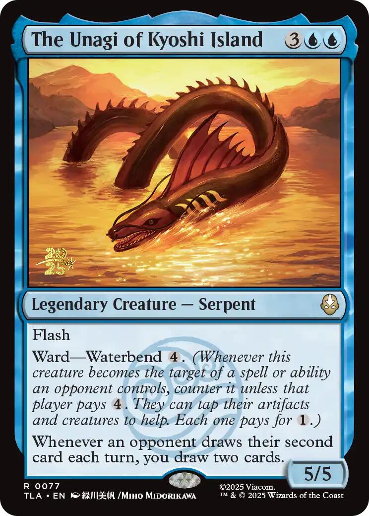 The Unagi of Kyoshi Island [Avatar: The Last Airbender Prerelease Cards] | Magic Magpie