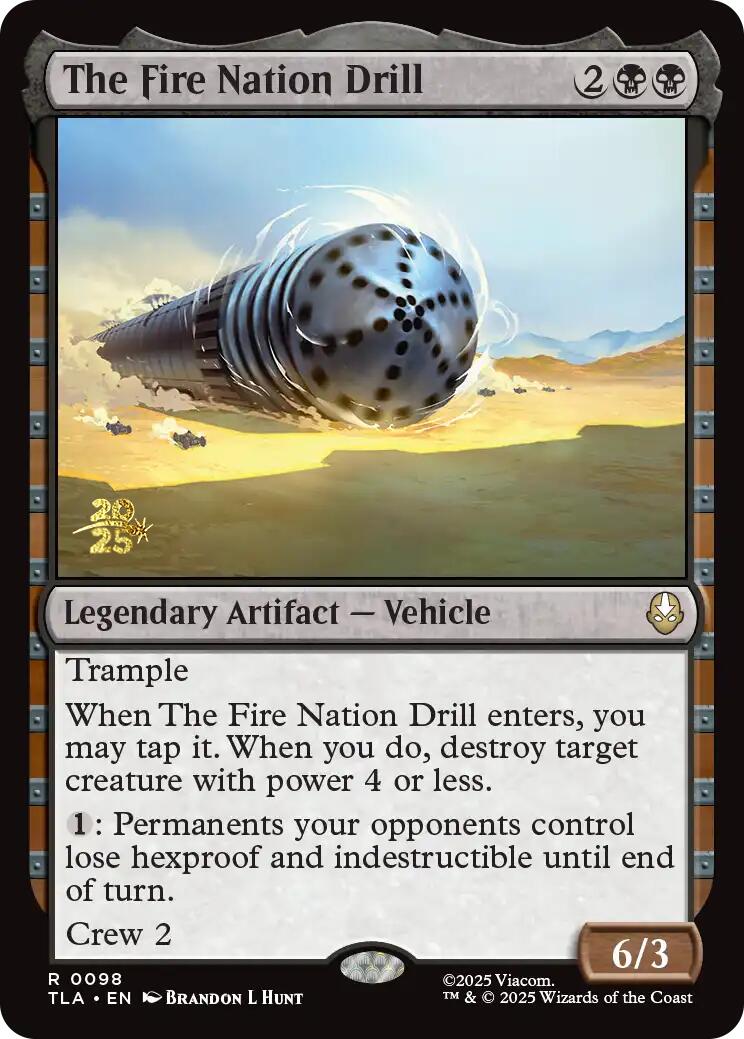 The Fire Nation Drill [Avatar: The Last Airbender Prerelease Cards] | Magic Magpie