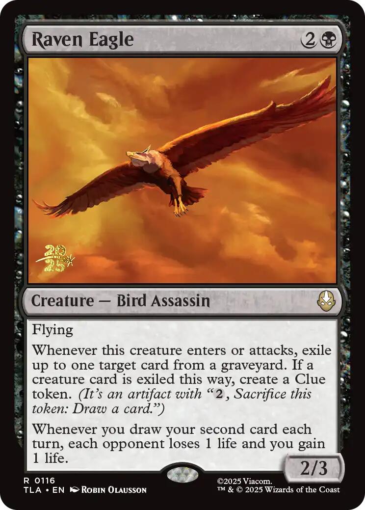 Raven Eagle [Avatar: The Last Airbender Prerelease Cards] | Magic Magpie