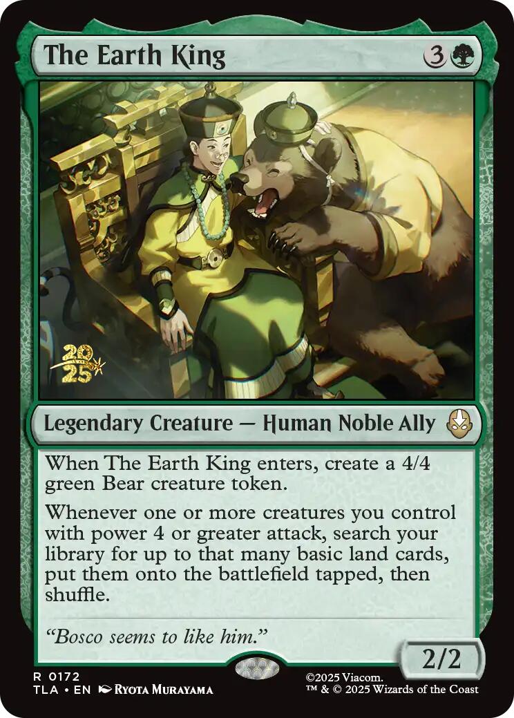 The Earth King [Avatar: The Last Airbender Prerelease Cards] | Magic Magpie