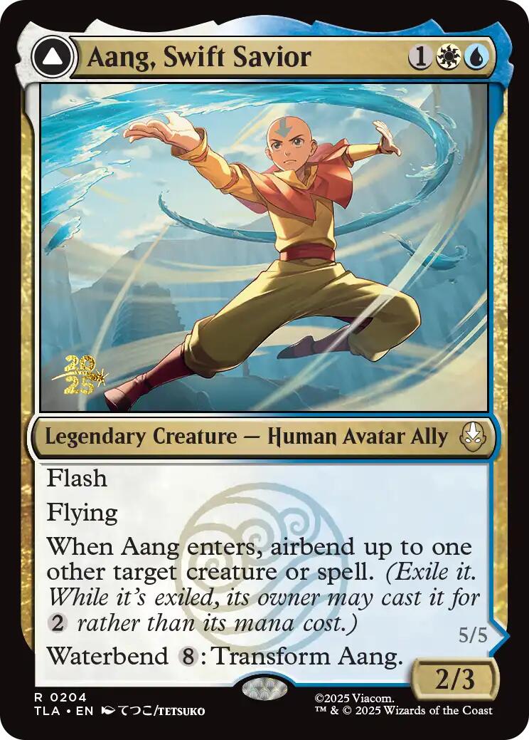 Aang, Swift Savior [Avatar: The Last Airbender Prerelease Cards] | Magic Magpie