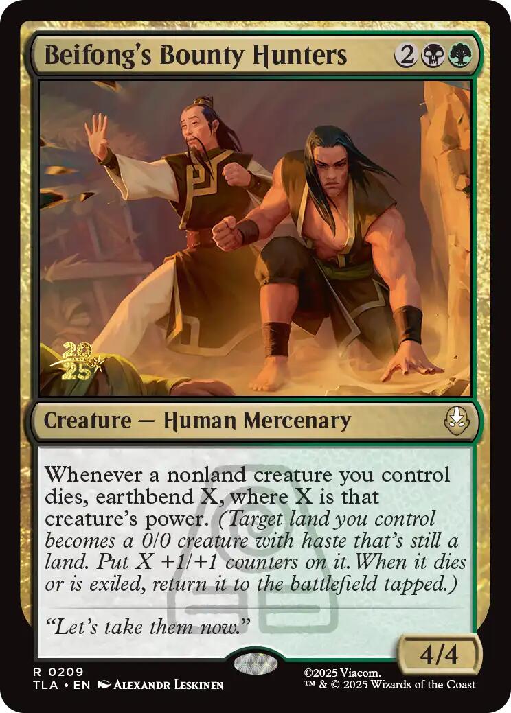 Beifong's Bounty Hunters [Avatar: The Last Airbender Prerelease Cards] | Magic Magpie
