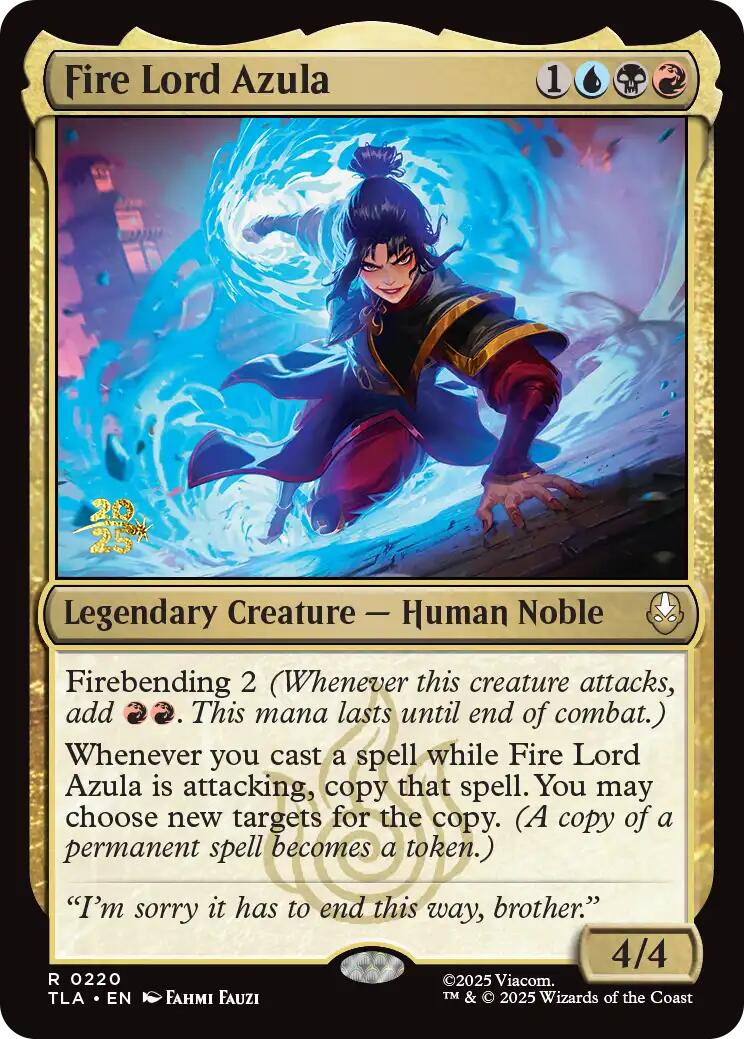Fire Lord Azula [Avatar: The Last Airbender Prerelease Cards] | Magic Magpie