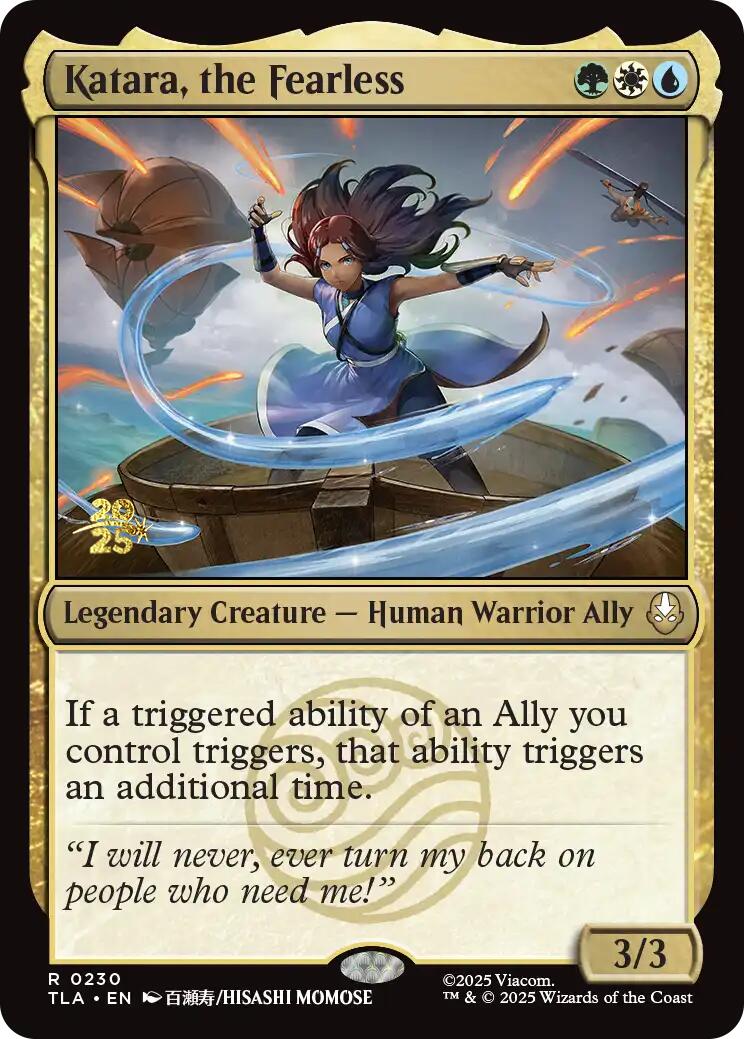 Katara, the Fearless [Avatar: The Last Airbender Prerelease Cards] | Magic Magpie