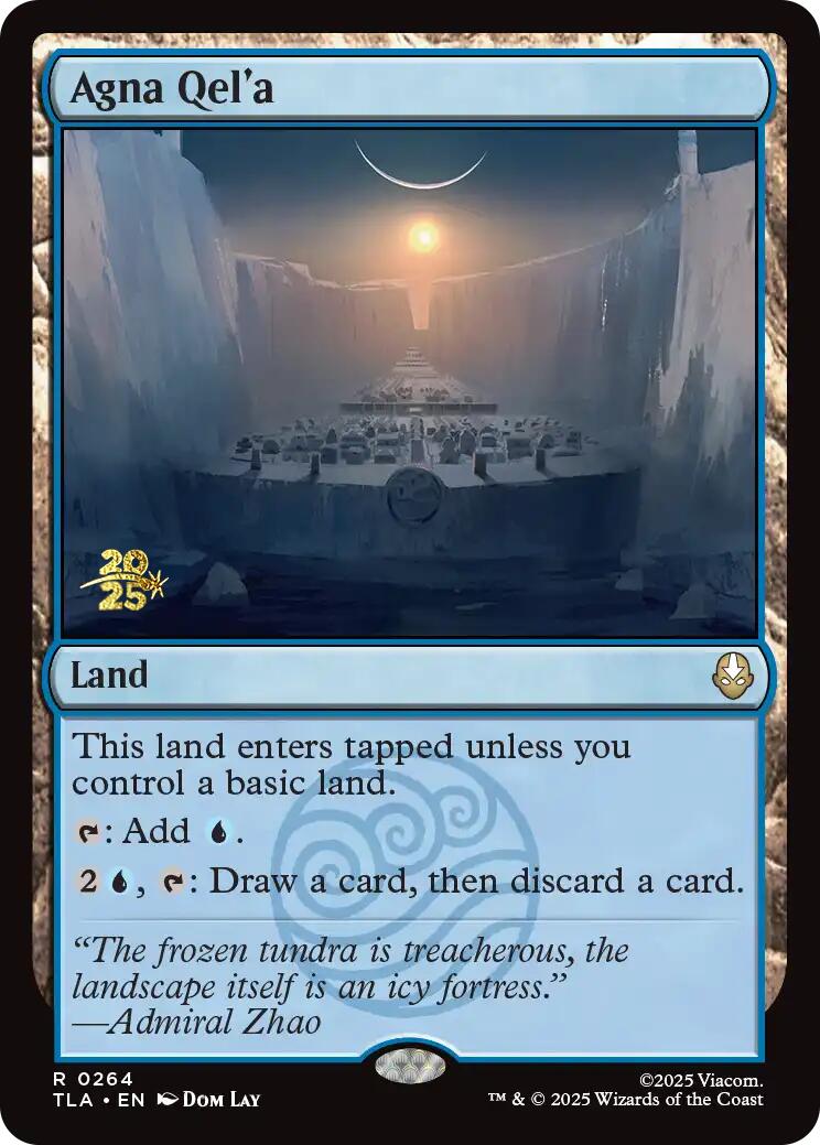 Agna Qel'a [Avatar: The Last Airbender Prerelease Cards] | Magic Magpie