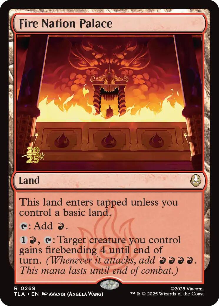 Fire Nation Palace [Avatar: The Last Airbender Prerelease Cards] | Magic Magpie