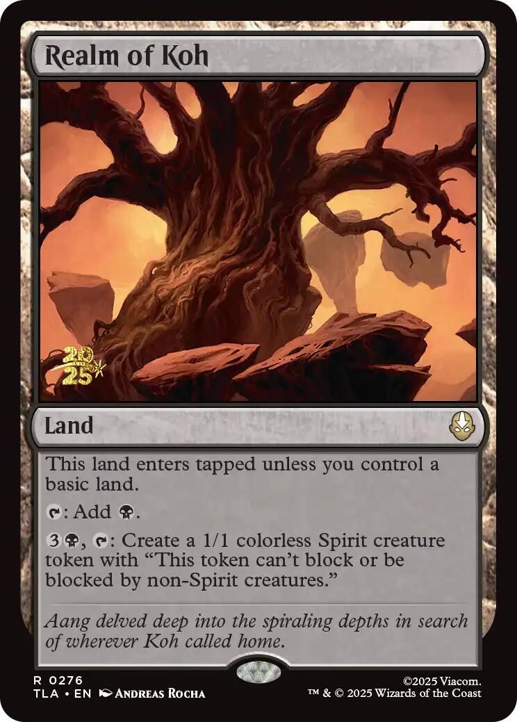 Realm of Koh [Avatar: The Last Airbender Prerelease Cards] | Magic Magpie